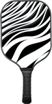 Zebra-Colored Pickleball Paddle