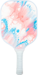 Pink Brushstroke Pickleball Paddle